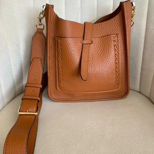 Rebecca Minkoff small unlined feed bag with whipstitch (crossbody)